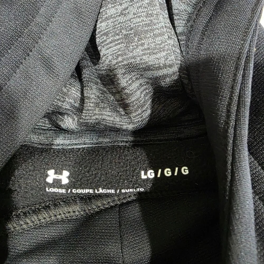 Under Armour Dri-Fit Warm‎ Hoodie Black- size Large